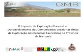 O Impacto da Exploração Florestal no …omrmz.org/omrweb/wp-content/uploads/deb-Impacto-da-Exploracao... · resultado da exploração de recursos florestais nas áreas ocupadas