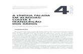 CAPÍTULO A línguA fAlAdA em AlAgoAs: coletA e …pdf.blucher.com.br.s3-sa-east-1.amazonaws.com/openaccess/metodo... · cisa definir a variável dependente e as independentes, delimitar