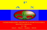 COMUNIDADE TEÚRGICA PORTUGUESA - Site Oficial · PAX - N.º 80 – Propriedade da Comunidade Teúrgica Portuguesa 1 COMUNIDADE TEÚRGICA PORTUGUESA REVISTA DIGITAL ... (formado pela