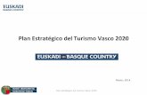 Documento Plan Estratégico Turismo Vascov2015 · Plan Estratégico del Turismo Vasco 2020 Plan Estratégico del Turismo Vasco 2020 Marzo, 2014. 2 Plan Estratégico del Turismo Vasco