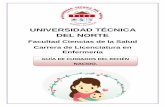 UNIVERSIDAD TÉCNICA DEL NORTErepositorio.utn.edu.ec/bitstream/123456789/8416/2/GUÍA... · 2018-07-17 · CUIDADOS BÁSICOS DEL RECIEN NACIDO ... SIGNOS DE ALARMA El recién nacido