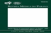 REVISTA MÉDICA DO PARANÁ - amp.org.br · Revista Médica do Paraná, Curitiba, v. 73, n.1 p. 3-44, jan/jun, 2015. Órgão Oficial da Associação Médica do Paraná Fundada em 1932,
