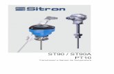 ST90 / ST90A PT10 - sitron.com · Protocolo Hart é forncecido para monitorar o valor medido. O modelo PT10 é confeccionado sem módulo eletrônico com saída (3 ou 6 fios do próprio