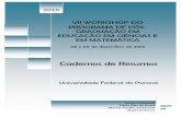 Universidade Federal do Paraná - exatas.ufpr.br · Programa de Pós-Graduação em Educação em Ciências e em Matemática – PPGECM Catalogação na Fonte: Sistema de Bibliotecas,