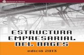 ESTRUCTURA EMPRESARIAL DEL BAGES - manresa.cat · La versió digital de l’Estructura empresarial del Bages. Edició 2013 està disponible a la web de l’Ajuntament . Estructura