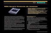 REG Sentry Controlo de Acessos - VSO Lda. - Sistemas de ... · unidade compacta e discreta a electrónica dedicada, a ... • Entrada analógica para ... Cur: pt-PT, V10, 30 Mar 2009