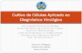 Cultivo de Células Aplicado ao Diagnóstico Virológico · Vírus: Parasita intracelular obrigatório Dificulta detecção, contagem e identificação Não se desenvolvem em meios