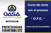 Objetivo del curso - oasa.com.mxoasa.com.mx/cursos_pdf/CURSO_OXI_COMBUSTIBLE.pdf · Mandil de carnaza Guantes de carnaza Botas o zapato de ... rotos o contengas algún tipo de grasa