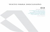 TExTo Para DisCussão - anbima.com.br · Com o alargamento de suas carteiras, esses veículos se tornaram importantes detentores do estoque das dívidas ... Research Working Paper,