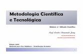 Metodologia Científica e Tecnológica - Benvindo à ...antenor/mod4.pdf · Um conjunto de etapas que quando executadas de forma Uma maneira de se fazer algo, sistematicamente sistemática