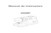 Manual de instruções 2008P - Máquina de Costura e ... · 3 SEÇÃO 2 PREPARANDO-SE PARA COSTURAR Base móvel / Caixa de Acessórios A base móvel oferece uma superfície de costura