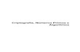 Criptografia, Números Primos e Algoritmos - IMPA · Publicações Matemáticas Criptografia, Números Primos e Algoritmos 4a edição Manoel Lemos Universidade Federal de Pernambuco