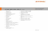 Lista de repuestos STIHL MS 250, 250 C (1123)camponorte2.hospedagemdesites.ws/.../STIHL/MOTOSSERRAS/MS_250_250C.pdf · Versão de arranque leve (2,6) Válvula de descompresión Versión