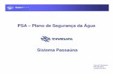 PSA – Plano de Segurança da Água - aguasparana.pr.gov.br · 2 Captação É o início do processo de produção, através de 6 conjuntos moto-bombas, com vazão nominal de 475