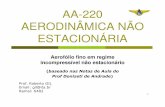 AA-220 AERODINÂMICA NÃO ESTACIONÁRIAgil/disciplinas/aa-220/aa2203.pdf · 1 AA-220 AERODINÂMICA NÃO ESTACIONÁRIA Aerofólio fino em regime incompressível não estacionário