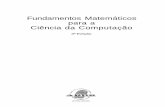Fundamentos matemáticos para a ciência da computaçãodmd/inf101/biblio/FMCCJK.pdf · Fundamentos Matemáticos para a Ciência da Computação 3ª Edição Judith L Gersting Indiana
