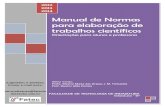Manual de Normas para elaboração de trabalhos científicos de Normas21.pdf · Env Manual de Normas para elaboração de trabalhos científicos Orientações para alunos e professores