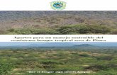 Aportes para un manejo sostenible del ecosistema bosque ... · de Tumbes, Universidad Nacional ... 3.3 Inventario preliminar de la fauna silvestre en las zonas de Cerritos, Encantados