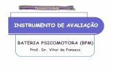 INSTRUMENTO DE AVALIA ÇÃO - drb-assessoria.com.brdrb-assessoria.com.br/bateriapsicomotora1.pdf · Prof. Dr. Vitor da Fonseca. Bateria Psicomotora (BPM) ... Fonseca desenvolveu a