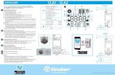 PORTUGUÊS 12.A1 - gfinder.findernet.com · 12.A1/A2 PROGRAMADOR HORÁRIO DIGITAL ASTRONÔMICO Programação facilitada através do App “FINDER TOOLBOX” com tecnologia NFC, acessado