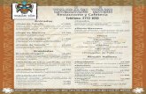 menu pdf - yaranyan-restaurante.com · Para los amantes del mar en está receta encontrará Ensalada de César con Pollo ¢3.950 ... chile cebolla, cebollino, queso mozzarella y crema,