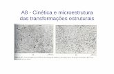 A8 - Cinética e microestrutura das transformações estruturais · Válido em geral, incluindo cristalização de polímeros MSOffice1. Slide 9 MSOffice1 O tempo de incubação é