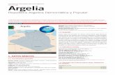 República Argelina Democrática y Popular - fundacionio.org ficha mae.pdf · Forma de Estado: República. ... exportaciones de Argelia hacia los países de la UE aumentaron en 2013