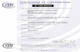 Nº 168.001/14 - testez.com.br · ISO 17484-1 Sistema de Certificação: Sistema 5 Certification System: System 5 Primeira concessão: 27/03/2014 First concession: Período de validade: