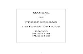 Manual de Programação Bitatek-Português - PS700+PCS1100+PLS2100.pdf · 3 Método de Programação Loop de programação A filosofia de programação de parâmetros pode ser visualizada