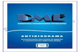 Discos para Antibiograma - DME · Para se medir a sensibilidade in vitro das bactérias aos agentes antimicrobianos, podemos utilizar diversas ... comportamento de cepas conhecidas