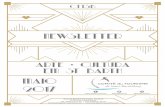 NEWSLETTER · NEWSLETTER ARTe • CULTURa em ST BARTH maio ... obras de artistas como Jasper Johns, Francesco ... tornar o teatro uma ferramenta para a formação