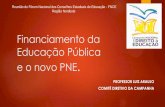 Financiamento da Educação Pública e o novo PNE - FNCEEfncee.com.br/wp-content/uploads/2015/09/Financiamento-no-forum... · Financiamento da Educação Pública e o novo PNE. PROFESSOR