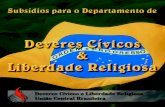 Subsídios para o Departamento de - s3.amazonaws.com · 4 APRESENTAÇÃO Caros colegas do Ministério dos Deveres Cívicos e da Liberdade Religiosa, da União Central Brasileira da