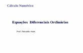 Equações Diferenciais Ordinárias - Moodle UFSC - Apoio ... · Sistema de equações diferenciais ... Ordem -- a ordem de uma EDO é a ordem da mais alta derivada que aparece na