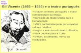 Prof. Roger Gil Vicente (1465 1536) e o teatro portuguêsrogerliteratura.com.br/aulas/GilVicente.pdf · negou a estrutura do teatro clássico; obra popular para a Corte; criticou
