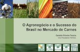 O Agronegócio e o Sucesso do Brasil no Mercado de Carnes · Fonte: FAO Potencial de Terras Cultiváveis 0,000 50,000 100,000 150,000 200,000 250,000 300,000 350,000 400,000 450,000