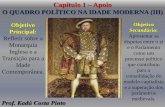 Capítulo 1 Apoio - policiamilitar.mg.gov.br · Destaques da Monarquia Absolutista Inglesa Início: Rei Henrique VII ... Primeira Filha: Maria ... Elizabeth I (1558-1603 –Era ...