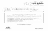 2006 - 2ª Fase - Língua Portuguesa e Biologia.professorh9.dominiotemporario.com/doc/UNICAMP_2006_-_2Fase... · No caderno de Ciências Biológicas, de capa cinza, você deverá