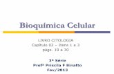 Bioquímica Celular - biologiards.files.wordpress.com · respiração celular ... quantidade na parede celular de células vegetais. III. ... Slide 1 Author: windows Created Date: