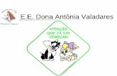E.E. Dona Antônia Valadares - files.comunidades.netfiles.comunidades.net/donaantoniavaladares/funcao_quadratica.pdf · O sinal de a fornece a informação sobre a ... da função