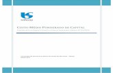 C MÉDIO PONDERADO DE CAPITAL - sabesp.com.br · grau de maturidade muito superior ao do saneamento, tanto do ponto de vista da regulação, quanto da necessidade de investimentos