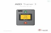 BR AED Trainer 3 - cdn.laerdal.comcdn.laerdal.com/downloads/f3418/DFU_AEDT3_Portuguese.pdf · A. Entrada do conector dos eletrodos de treinamento — Receptáculo para o plugue do