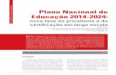 Educação Pública: confrontos e perspectivas Educação 2014 ...portal.andes.org.br/imprensa/publicacoes/imp-pub-1011061562.pdf · Plano Nacional de Educação 2014-2024: nova fase