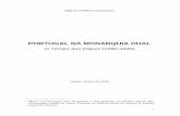 Portugal na Monarquia Dual - comum.rcaap.pt na... · subalternizado em relação às ilhas do Atlântico, ao Brasil e aos entrepostos comerciais do Índico e do Pacífico, procurando-se