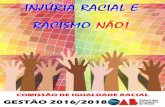 Injúria Racial e Racismo - Página Inicial — OAB SP e... · primeiro está previsto na Lei 7.716/1989 e o segundo no Código Penal Brasileiro. Enquanto a ... Lei 7716/89 – artigo
