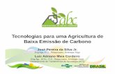 Tecnologias para uma Agricultura de Baixa …ªncia dos sistemas produtivos e promovendo o uso sustentável da biodiversidade e dos recursos hídricos. Conceito de Adaptação Fonte: