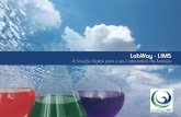 LabWay - LIMS · soluções de software integradas, capazes de optimizar recursos e garantir a máxima qualidade de serviço. O nosso principal objectivo é proporcionar aos nossos