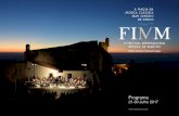 Programa - FIMM - Festival Internacional de Música de ... · SCHUMANN Sonata para violino e piano n.º 1 Castelo de Marvão, PÁTIO 19.30 HONG KONG SINFONIETTA ... O programa é