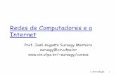 Redes de Computadores e a Internet - di.ufpe.brsuruagy/cursos/redes/cap1-Kurose-mprof.pdf · O que é um protocolo? protocolos humanos: