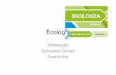 Ecologia - Colégio Nomelini Cirandinha · conceituação moderna definir Ecologia como estudo da estrutura e da função da natureza, entendendo-se que o homem dela faz parte" (Odum,
